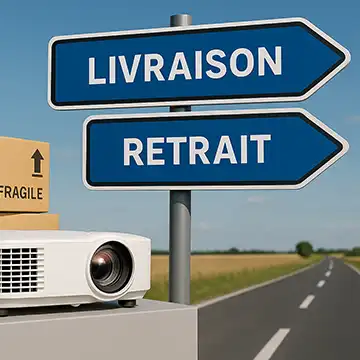 Livraison ou retrait de votre videoprojecteur en Bretagne